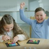 image:imageThe Genius Square from The Happy Puzzle Company  Game of The Year Award Winner 60000 Solutions STEM Puzzle Game Roll Dice Race Your Opponent to Fill Grid with Different Shapes6x6