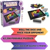 image:imageThe Genius Square from The Happy Puzzle Company  Game of The Year Award Winner 60000 Solutions STEM Puzzle Game Roll Dice Race Your Opponent to Fill Grid with Different Shapes6x6